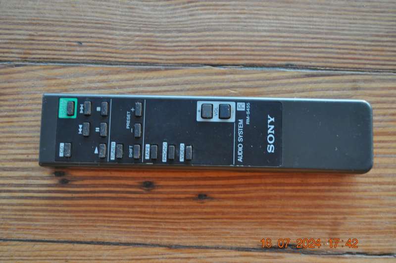 Original Sony Mini HiFi Remote Control RM S455