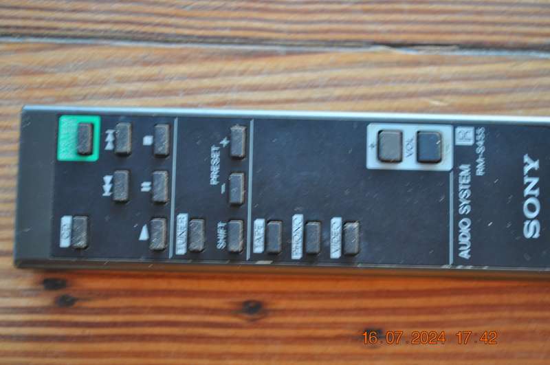Original Sony Mini HiFi Remote Control RM S455