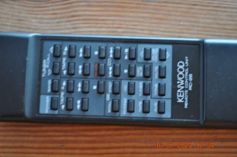Original Kenwood Hifi Remote RC 28
