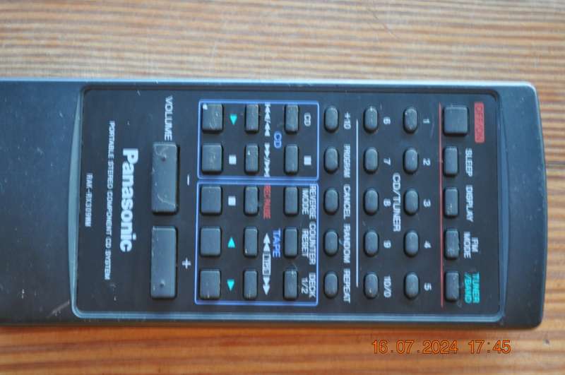 Original Panasonic Radio Remote RAK RX309WM