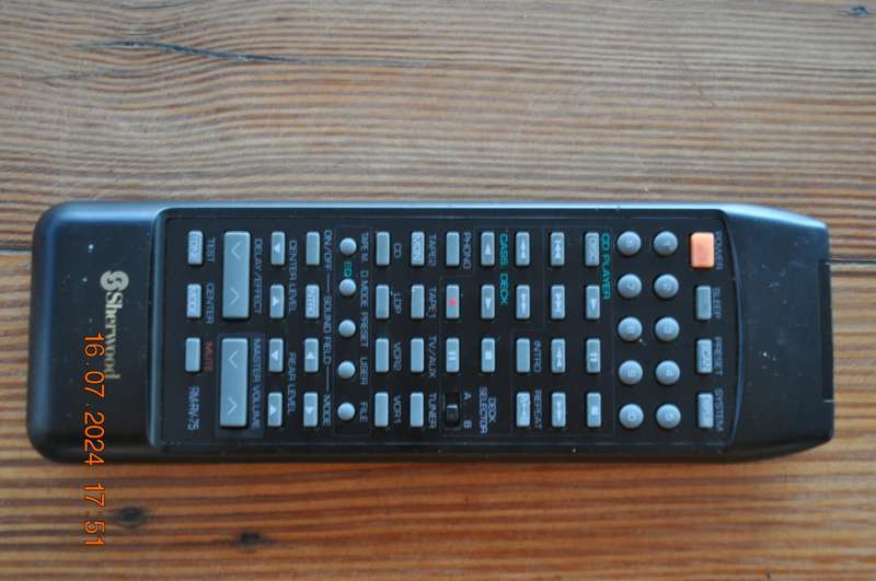 Original Sherwood Amp CD Player Remote