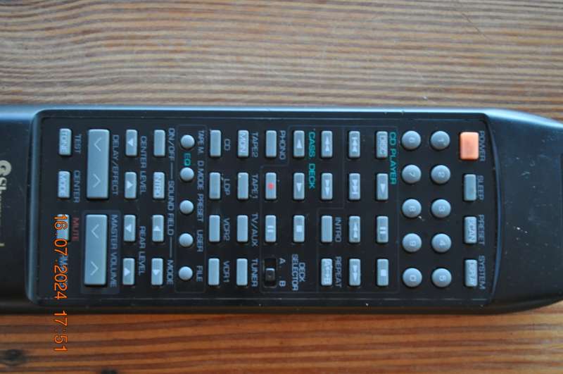 Original Sherwood Amp CD Player Remote