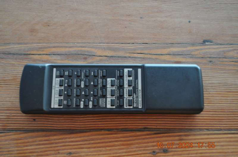 Original Sharp Audio System Remote Control