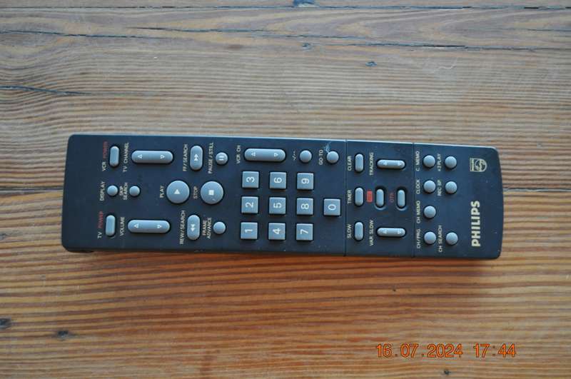 Original Philips TV VCR Remote Control