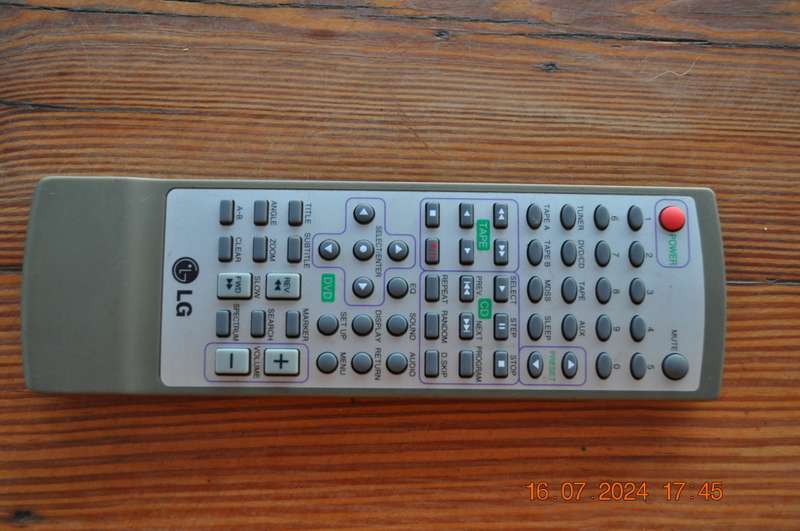 Original LG Audio Video Remote Control