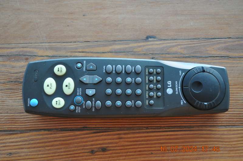 Original LG DVD Remote Control