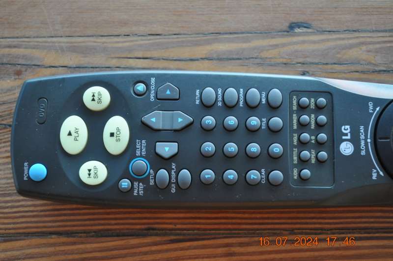 Original LG DVD Remote Control