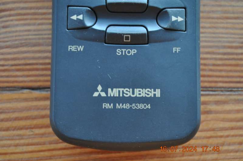 Original Mitsubishi TV VCR Remote Control