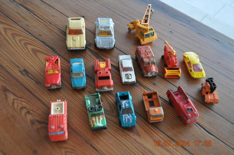 Vintage Mixed Matchbox and Other Cars