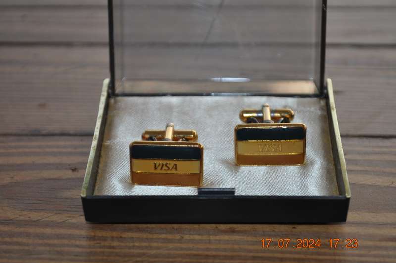 Vintage Visa Cufflinks