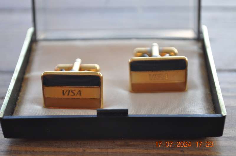 Vintage Visa Cufflinks