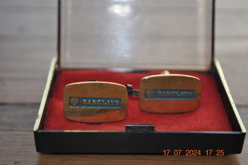 Vintage BarClays Cufflinks