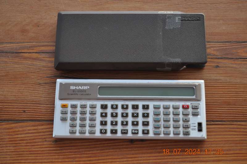Vintage Sharp EL-5100S Scientific Calculator