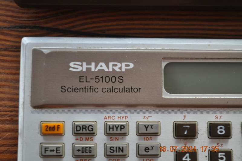 Vintage Sharp EL-5100S Scientific Calculator