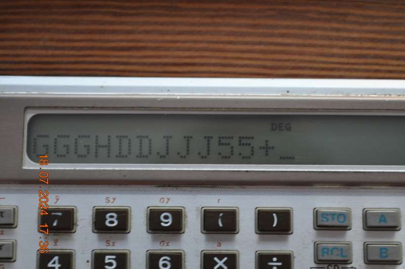 Vintage Sharp EL-5100S Scientific Calculator