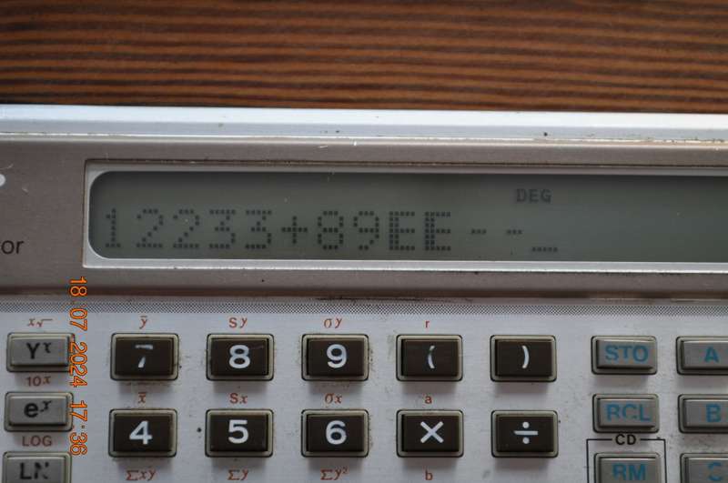 Vintage Sharp EL-5100S Scientific Calculator