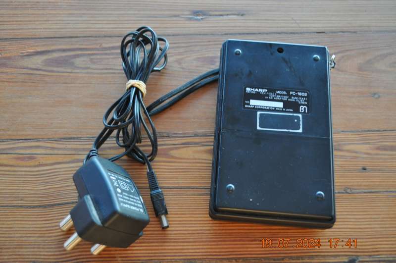 Vintage Sharp PC-1802 Calculator