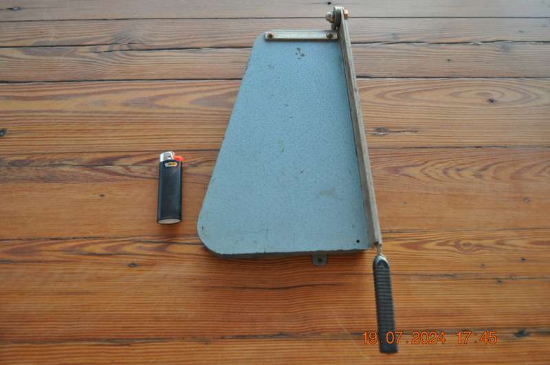 Vintage Amato Paper Cutter Guillotine