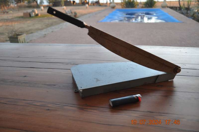 Vintage Amato Paper Cutter Guillotine