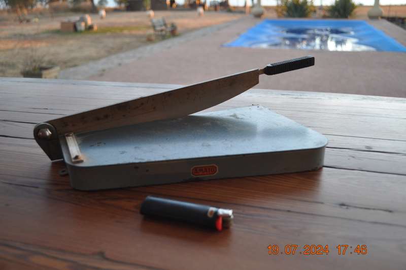 Vintage Amato Paper Cutter Guillotine