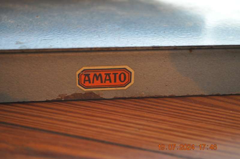 Vintage Amato Paper Cutter Guillotine