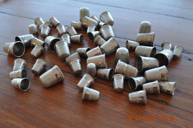 Sewing Thimbles 55 In Total
