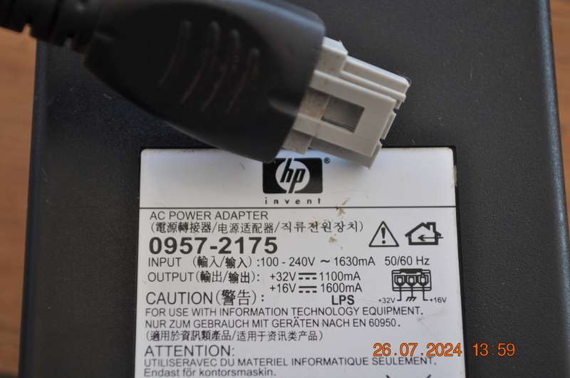 Original HP AC Power Supply Adapter HP 0957-2175