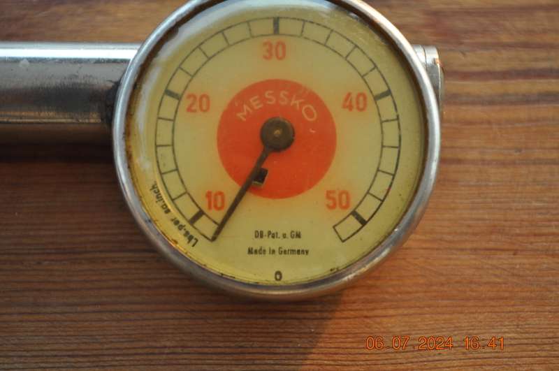 Vintage Messko Pressure Gauge Made In Germany