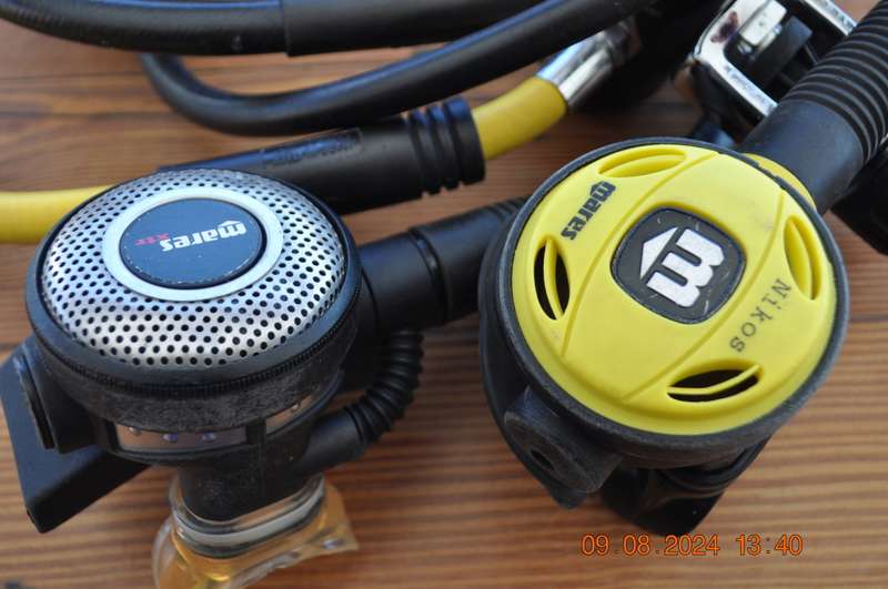 Mares V16 SCS Regulator With Tusa Pressure 3 Gauge