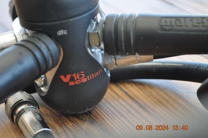 Mares V16 SCS Regulator With Tusa Pressure 3 Gauge