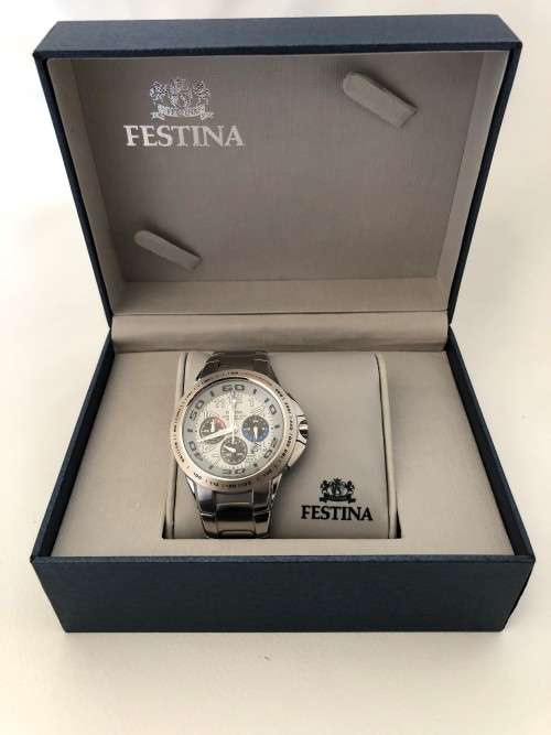 Festina Chronograph - 17605 Water Resistant 100m Registered Design (In Original Box)