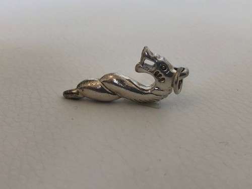 .925 Silver Pendant - Dragon's Head and Neck