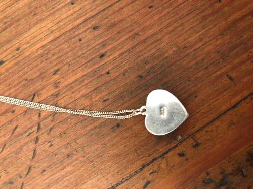 Silver Necklace With Heart Pendant