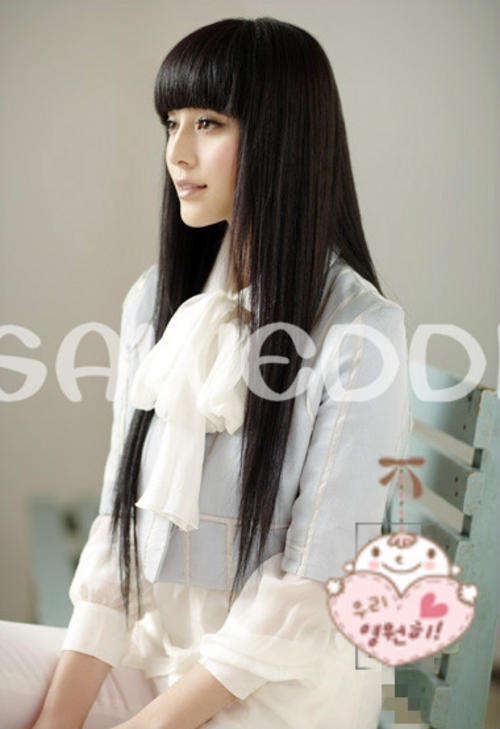 IN STOCK!!!New Fashion 100% Japanese Kanekalon Fiber 75cm Long Straight Lady's Hair Wigs