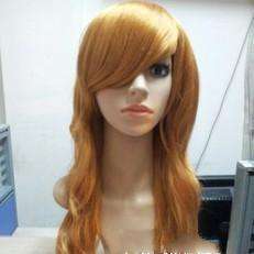 100% Japanese Kanekalon Fiber Women Wig Naturally Wave Long Hair-Four Colors Choices