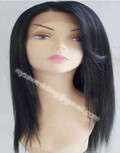 IN STOCK!!!100 % High Quality Korean Heat-resisitant Synthetic Front Lace Wigs-Silky Straight
