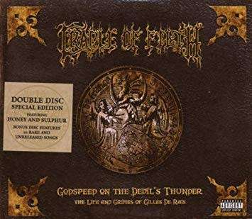 CRADLE OF FILTH - GODSPEED ON THE DEVIL'S THUNDER (LIMITED EDITION 2 DISC DIGIPAK)