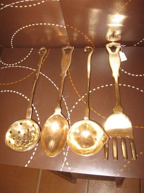SET OF 4 - BRASS UTILITIES