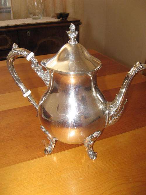 SILVER PLATED TEAPOT