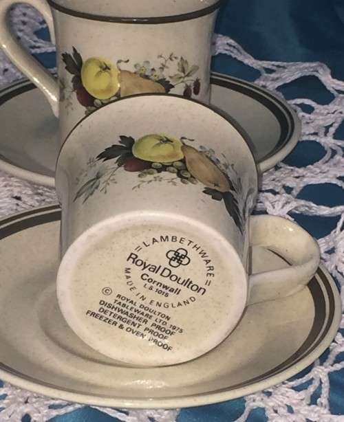 Royal Doulton Lambethware Espresso Set