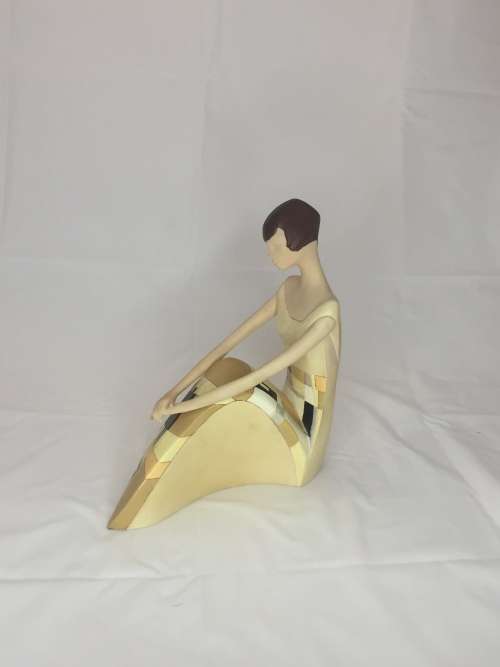 Pensive Girl Statue