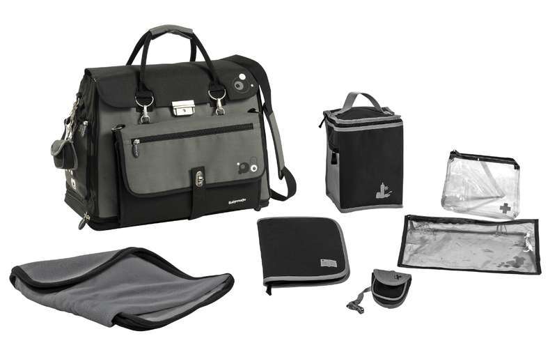 Babymoov Free Hand Changing Bag - Grey & Black