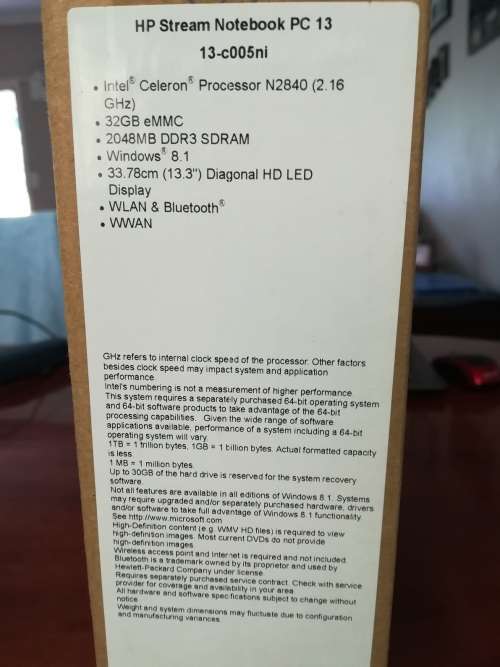 HP Stream Notebook 13 (13-c005ni)