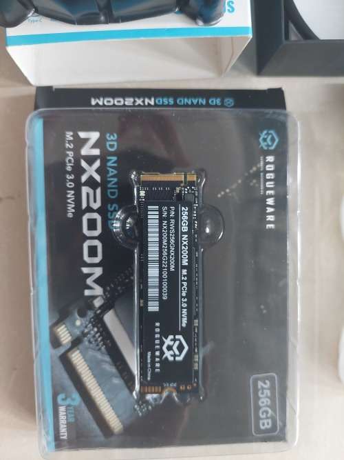 256Gb M.2 NAND SSD  +  Orico M.2 NVMe SSD Enclosure