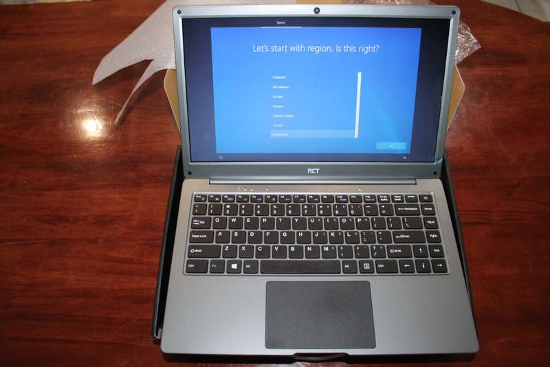 Laptop RCT CW14Q1B HD 14.1``, Intel Cel N3350, 4GB RAM, 64GB+ 256gb SSD (New Unused)  No Reserve