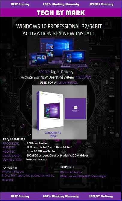 Microsoft Windows 10 Pro # Special # Genuine Lifetime Activation