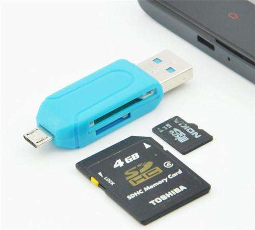 ***SALE***LOCAL STOCK***SB 2.0 Micro USB OTG Adapter SD T-Flash Memory Card Reader for Phone & PC