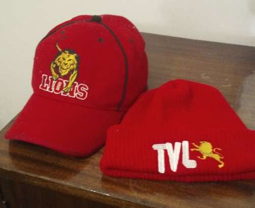 2 x Lions Rugby Supporters Headwear. Cap and Beanie
