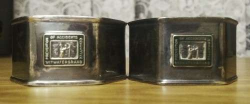 Prevention of Accidents Committee Witwatersrand - Napkin rings