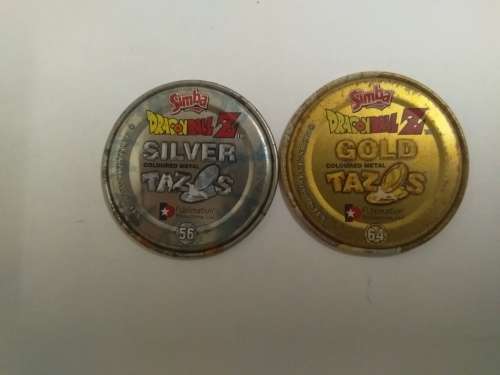 Dragonball Z Metal Silver and Gold Tazos ( 18) - 2003